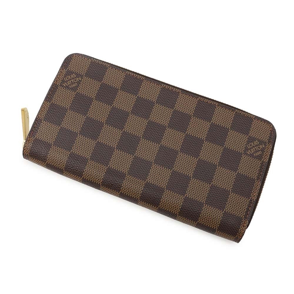 Louis Vuitton Damier Ebene Brown Zippy Wallet